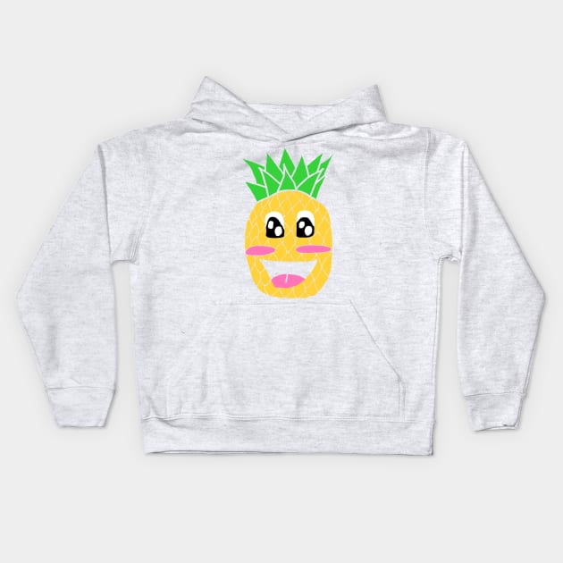 Cute Pineapple Friend? Kids Hoodie by TintedRed